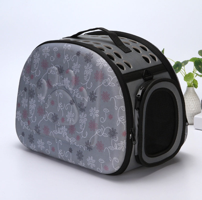 EVA medium pet bag Pet out bag pet folding bag travel out pet backpack pet stereotypes package