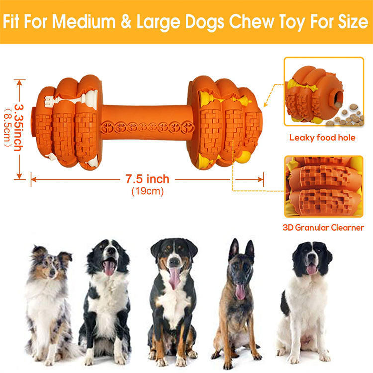 Durable Dog Chew Toys For Aggressive Chewers Food Grade Tooth Cleaning Pet Toy Interactive Dog Toy For Medium Large Dogs