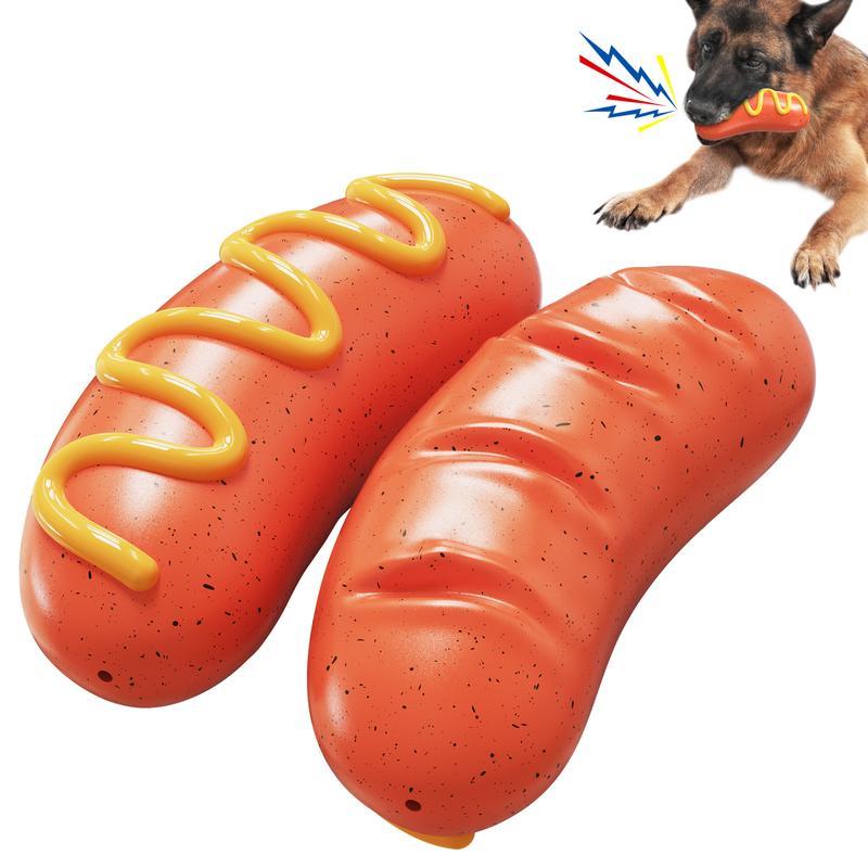 PPOKEl Dog Chew Toys Aggressive- Chaewers.Indestructible Dog Toy For Aggressive Chewer,Tough Chew Toys For Dogs  Rubber  Orange Plain