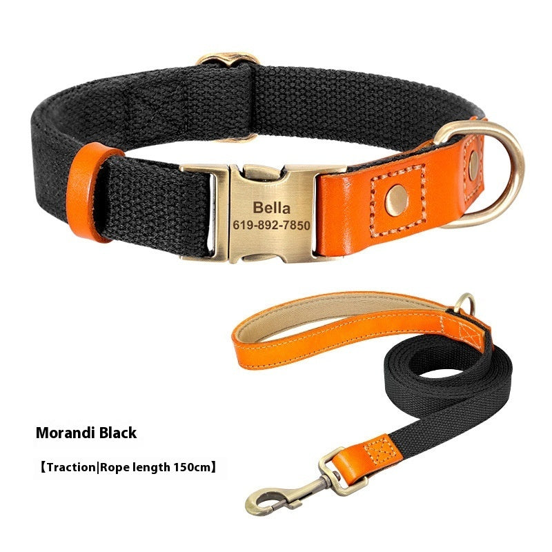 Small Dog Neck Collar Traction Rope