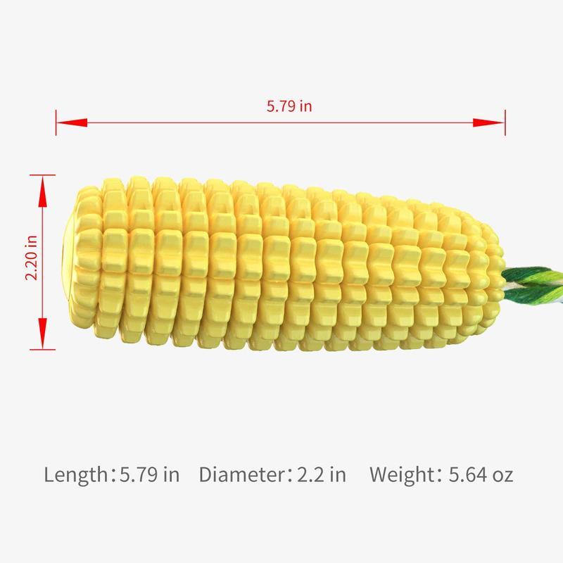 PROKEl Dog Chew Toys Corn Stick Toy For Smal  MediumLarge Breed 5.8   Squeak Corn Stick Ropetoy